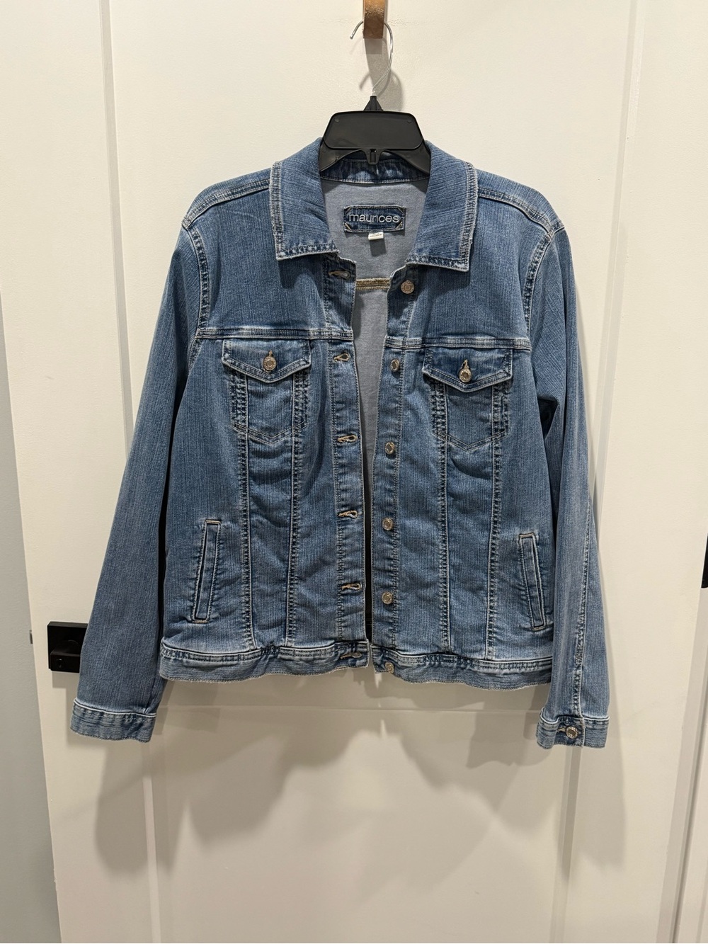 Maurices Women's Blue Denim Jean Jacket XL
